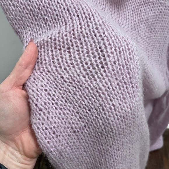 Zara Lilac Cowl Neck Sweater - Picture 4 of 7